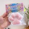 Large Cute Plush Cat Claw Squishy Fidget Toy Slow Rebound Stress Relief Toy Pinch Decompression Cat Paw Soft Squeeze Toys Gifts