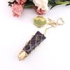 Original Metal Mesh Crossbody Bag Charm & Lipstick Keychain Pendant