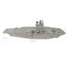 1:730 Model Landing Children Ship Toy Collectibles Table Decor