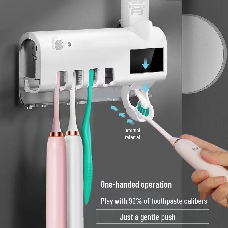 Multifunctional UV Toothbrush Holder & Toothpaste Squeezer