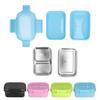 Lunch Box 304 Stainless Steel Reusable Stainless Steel Lunch Box Multipurpose Recyclable Safe for  for School for Travel