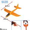 RYOHIN Lab. (Good Quality Lab) Airplane Toy - High-Flying Hand-Launched Glider - Outdoor Use - Lightweight - Easy Assembly - Styrofoam - Set of 2