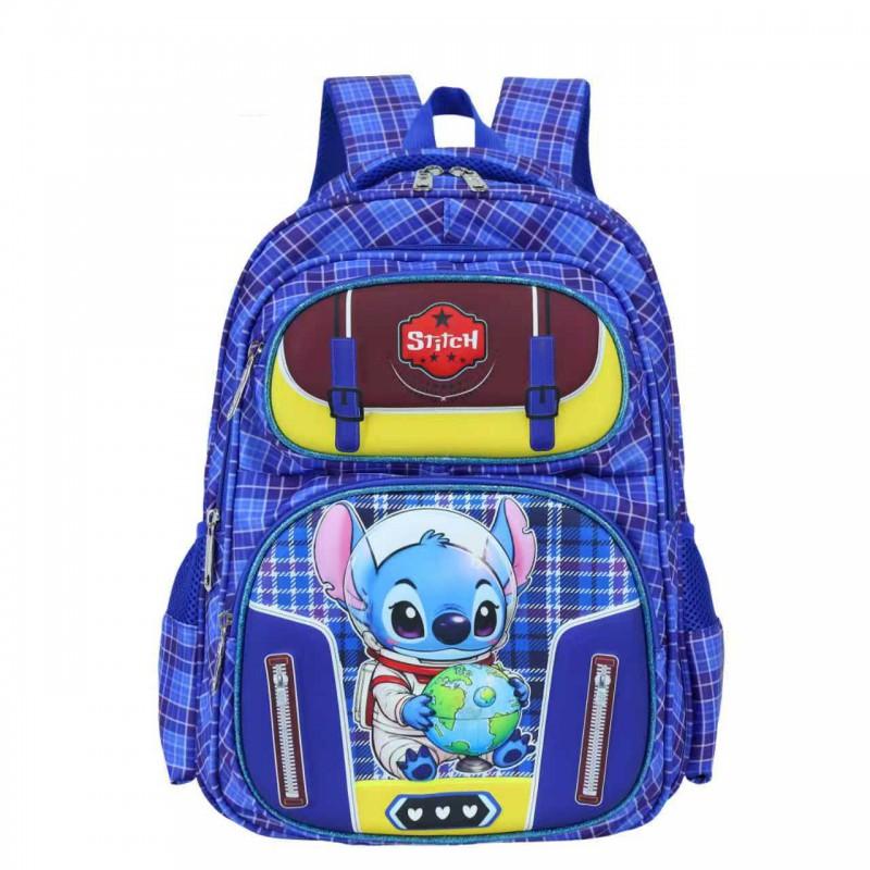 Sac à dos scolaire rigide 3D pour enfants avec lumière LED Design de dessin animé Léger Ergonomique Sac à bandoulière Élèves du primaire
