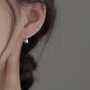 Earrings, No Need To Remove The Studs, French- Flower Earrings