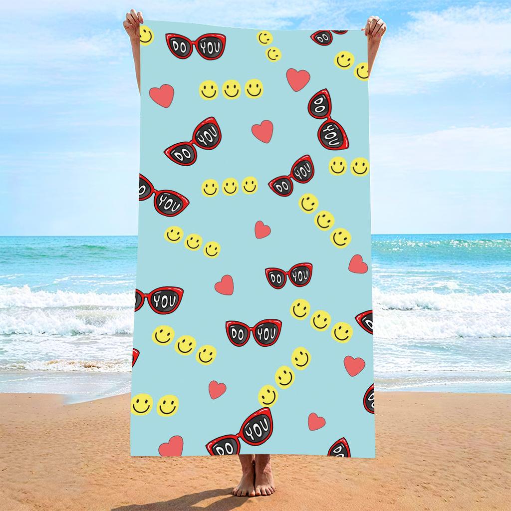 Microfiber Beach Towel Printed Beach Towel Absorbent Beach Towel 2026