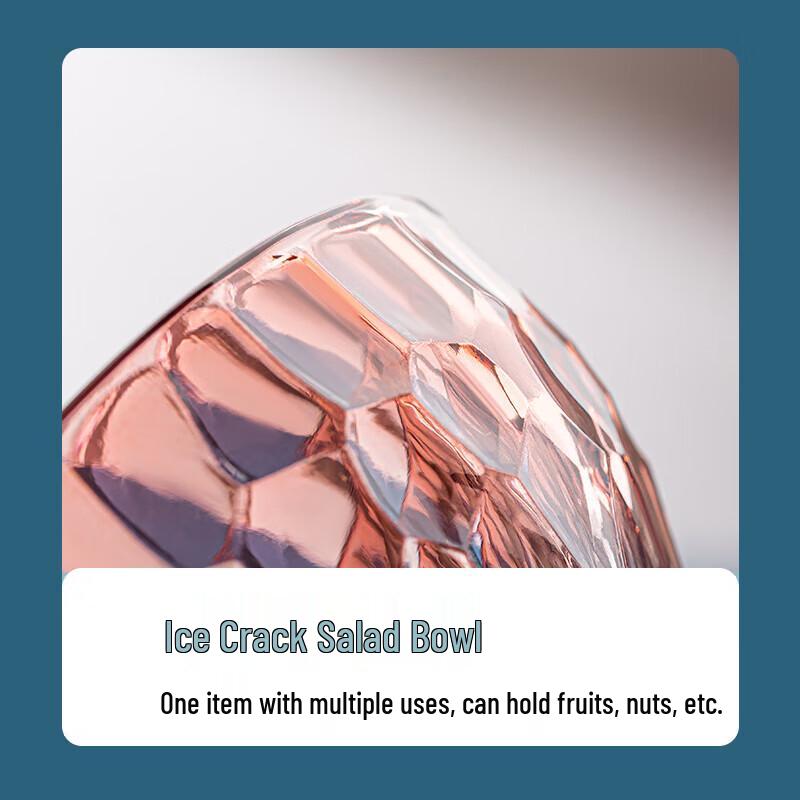 COMATE 4-Piece 400ml Nordic Glass Bowl Set