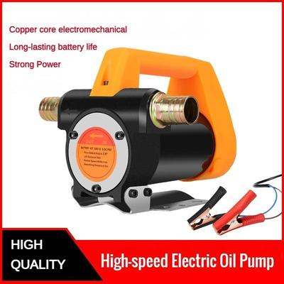 12V/24V Hoge Snelheid Elektrische Oliepomp Kleine Draagbare Dieselpomp 780W Hoge Vermogen Zelfaanzuigende Bijtankpomp