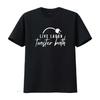 Live Laugh Toaster Bath T Shirt Vintage Washed Top For Everyday Wear Designer Clothes Homme Graphic Comfortable Stylish Casual