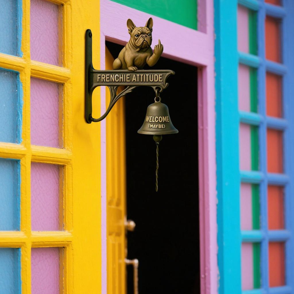Welcome Bell, Sheepdog Welcome Bell, Funny Pomeranian Welcome Bell, West Terrier Welcome Bell, Welcome Bell