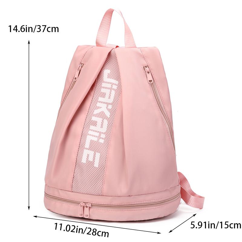 Waterproof Sports Backpack for Women Large Capacity Dry and Wet Separation Bag with Shoe Compartment