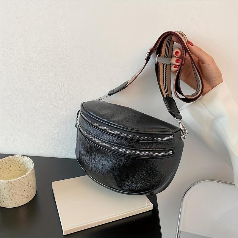 Модная сумка с широким плечевым ремнем — фото 14