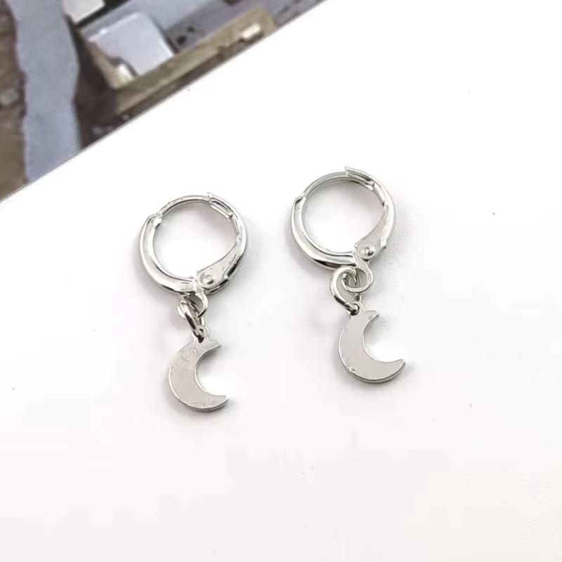 Neue Sternanhänger Hängende Ohrringe Hiphop Persönlichkeit Damen Ohrhänger für Mädchen koreanische Ohrringe Ohrstecker Dame