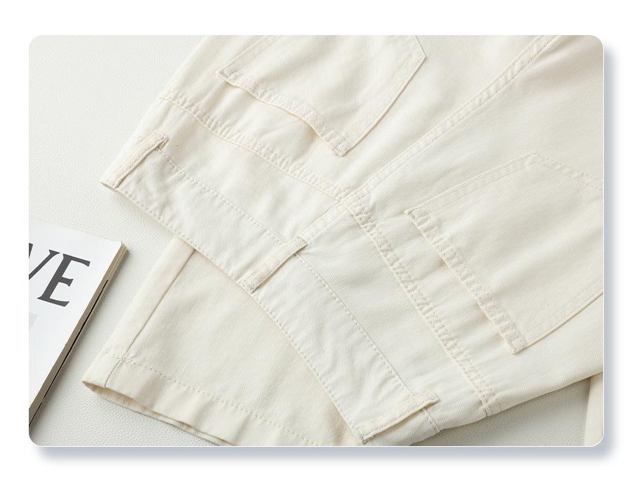 Women's White Cropped Wide-Leg Jeans: 2025 Spring Style for Pear-Shaped Bodies