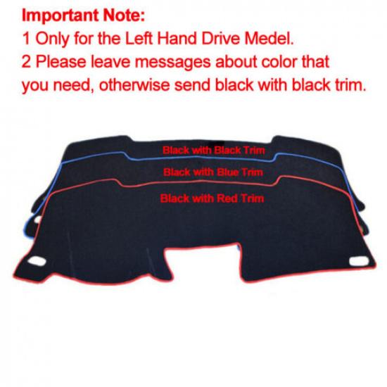 Car Inner Dash Mat Dashboard Cover Carpet 2 Layers For Chevrolet Cruze 2016-