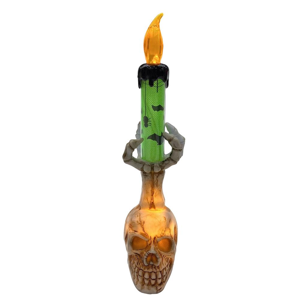 Halloween Candle Holder Light Spooky And Stylish Decorative For Halloween Creative Ornaments Lightweight LED For Home Haunted House Bar Supplies
