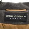 BETTINA SCHOENBACH 100% wool Chester coat 34 gray HUMBURG Women Used