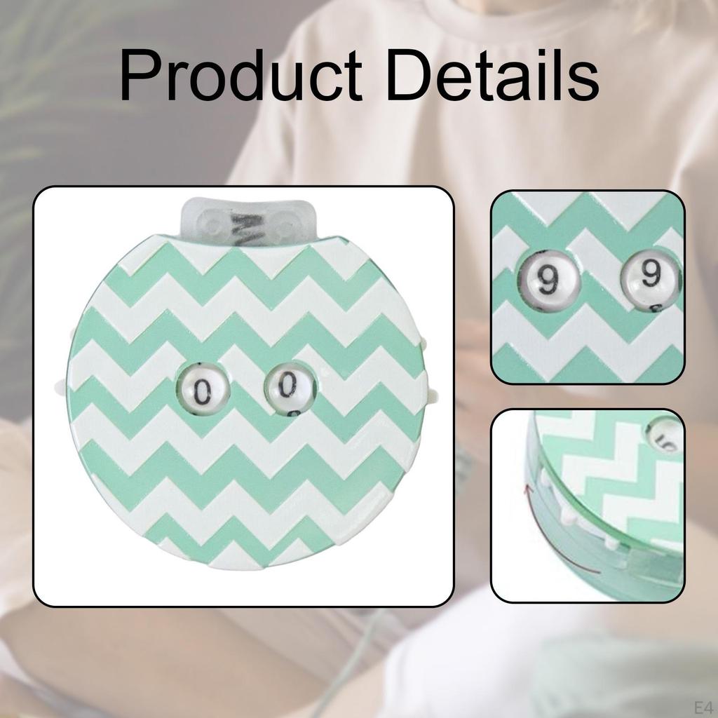 Knitting Counter Marking Tool, Mini, Compact Sewing Supplies Row Counting Device Stitching