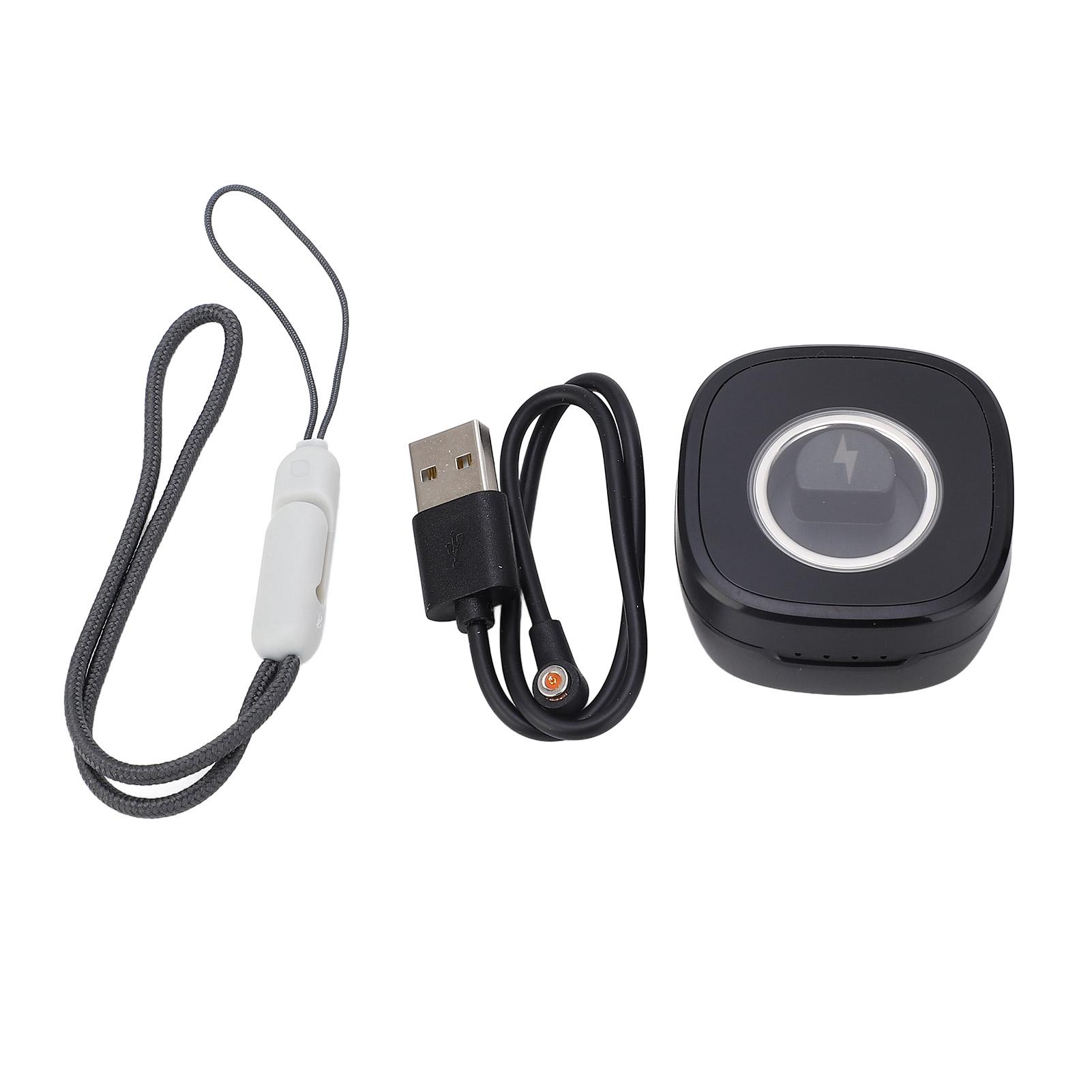 Smart Health Ring Bluetooth Health Tracker Ring Blood Oxygen Monitoring Step Counting Waterproof Rechargeable Wearable 20#