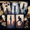The Haunted Cat Tarot Deck - 78 Card Tarot Deck Featuring Original Surreal & Fantasy Feline Art By J Edward Neill 10.3*6cm