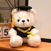 Graduation Teddy Bear with Doctor's Hat - Customizable Claw Machine Gift Doll