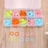 240pcs Round Knit Knitting Marking Circles Rings Markers Crochet Stitch DIY Craft Tool Sewing Accessories