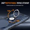 KEYSION Shockproof Armor Ring Stand Case for Redmi Note 15 Pro+ 5G Slide Camera Lens Protection Phone Cover for Redmi Note 15 4G 5G