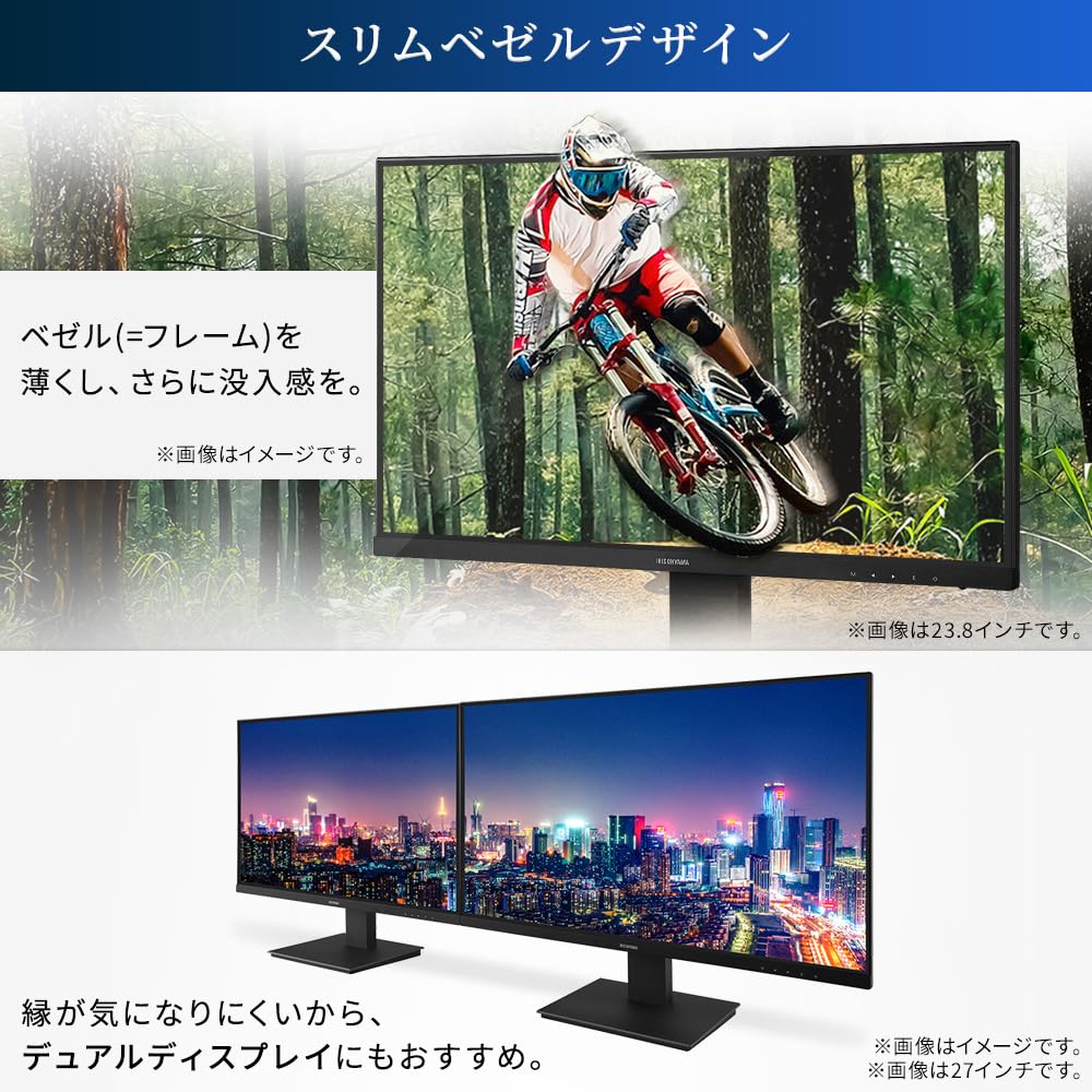 IRIS OHYAMA Monitor 21 palců VA panel LCD displej 21 palců Černý ILD-D21FHT-B