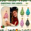 Plug-in Christmas Tree Night LightUL 360° Rotating Holiday Decoration