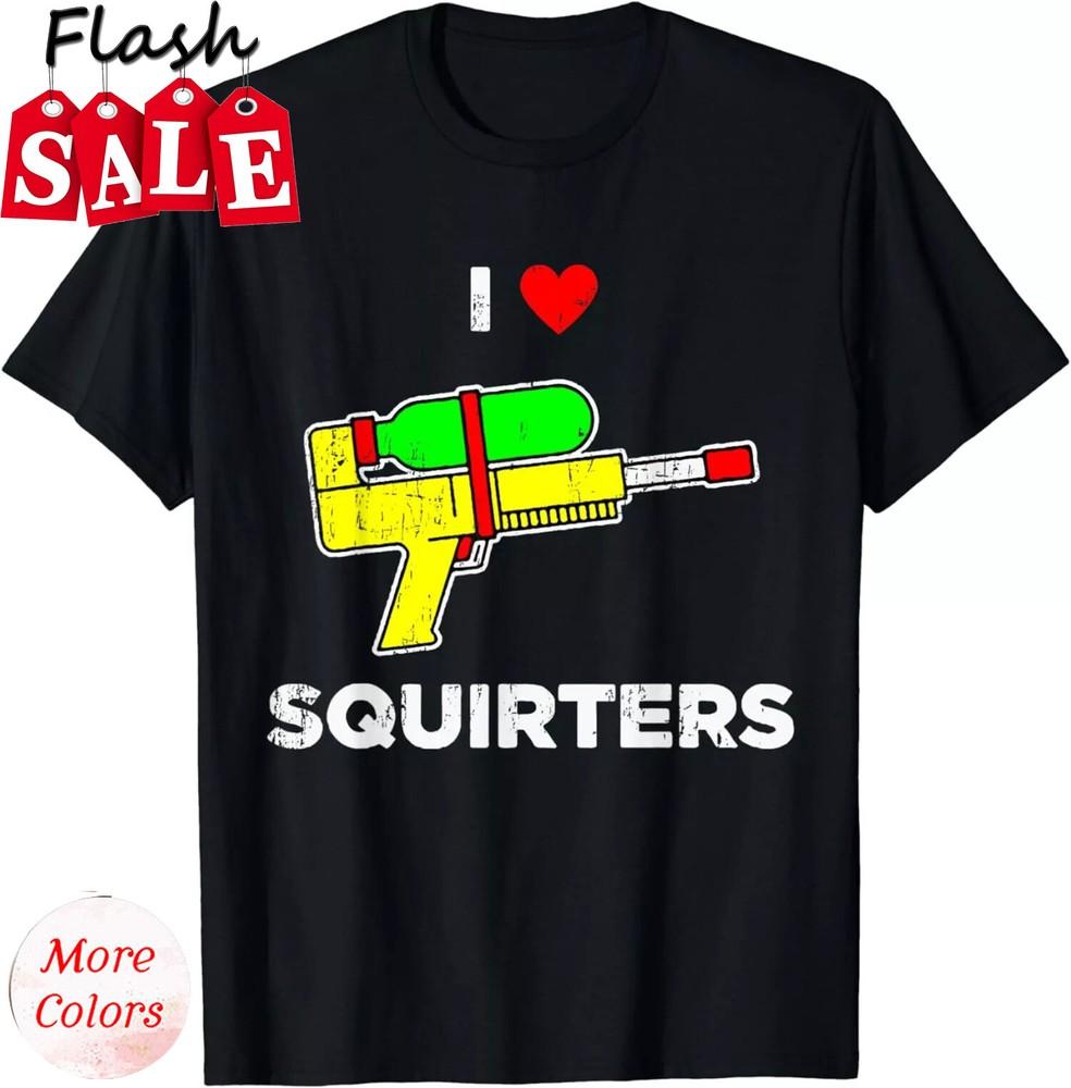Retro I Heart Squirters Funny I Love Squirters Unisex T-Shirt