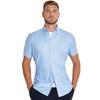 Kustom Kit Mens Oxford Slim Short-Sleeved Shirt