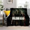 3D Horror TV The Walking Dead TWD Blanket,Soft Throw Blanket for Home Bedroom Bed Sofa Picnic Travel Office Cover Blanket Kids