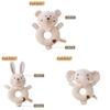 Baby Handheld Rattle Toy With Soft Cotton Material For Sensory Development And Grasping