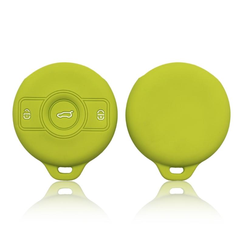 Car Key Cover Silicone Protector Anti Drop Design Ergonomic Shape Quick Installation Multiple Color Option Weatherproof