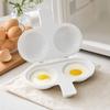 Microwave Egg Cooker,  Plastic Egg Steamer Container, Heat and Easy Clean Kitchen Tool
