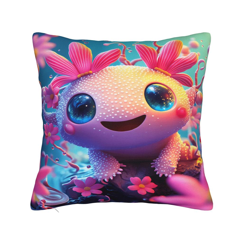 Federa per Cuscino Axolotl Carino Kawaii per Divano Decorazione Casa Federe Stampate Regalo