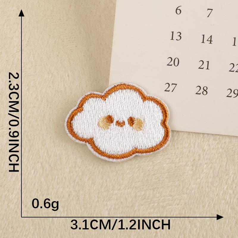 Self-Adhesive Cartoon Bear Embroidery Patch for Shoes, Hats, and Bags