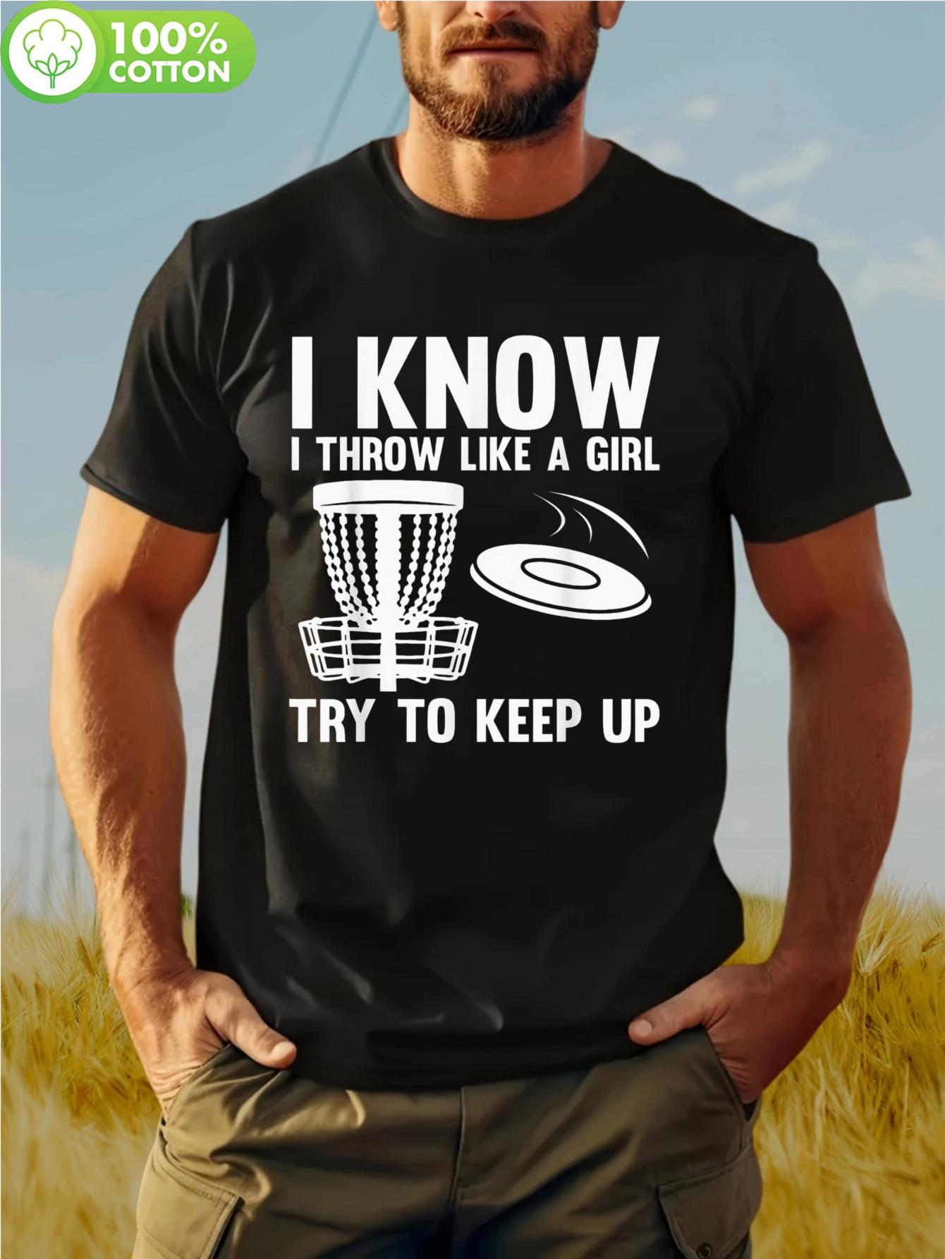 Cool Disc Golf Design for Women Girls Disc Golf Player T-shirt XL