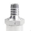 2 Pieces Check Valve with 4 Hose Clamps Clips Aluminum Alloy Auto Accessories for Fuel Line Oil