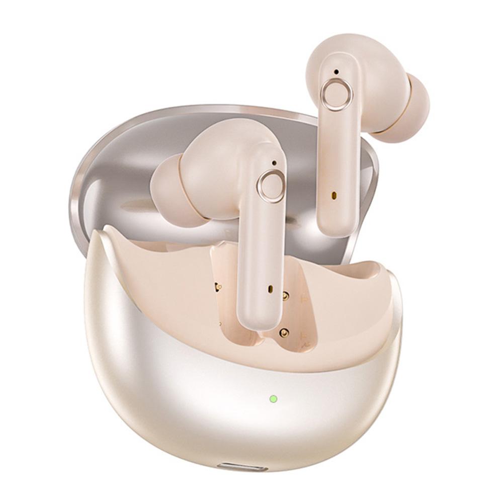 

S670 Active Noise Cancellation Wireless Bluetooth-Compatible Earbuds In Ear Sports Headphones Nude