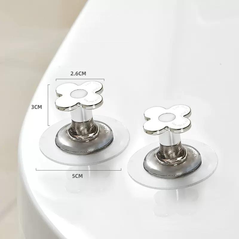 Toilet Lid Lifter Set Self-Adhesive Toilet Seat Lifter Avoid Touching Toilet Cover Handle Bathroom Accessories For Office Home