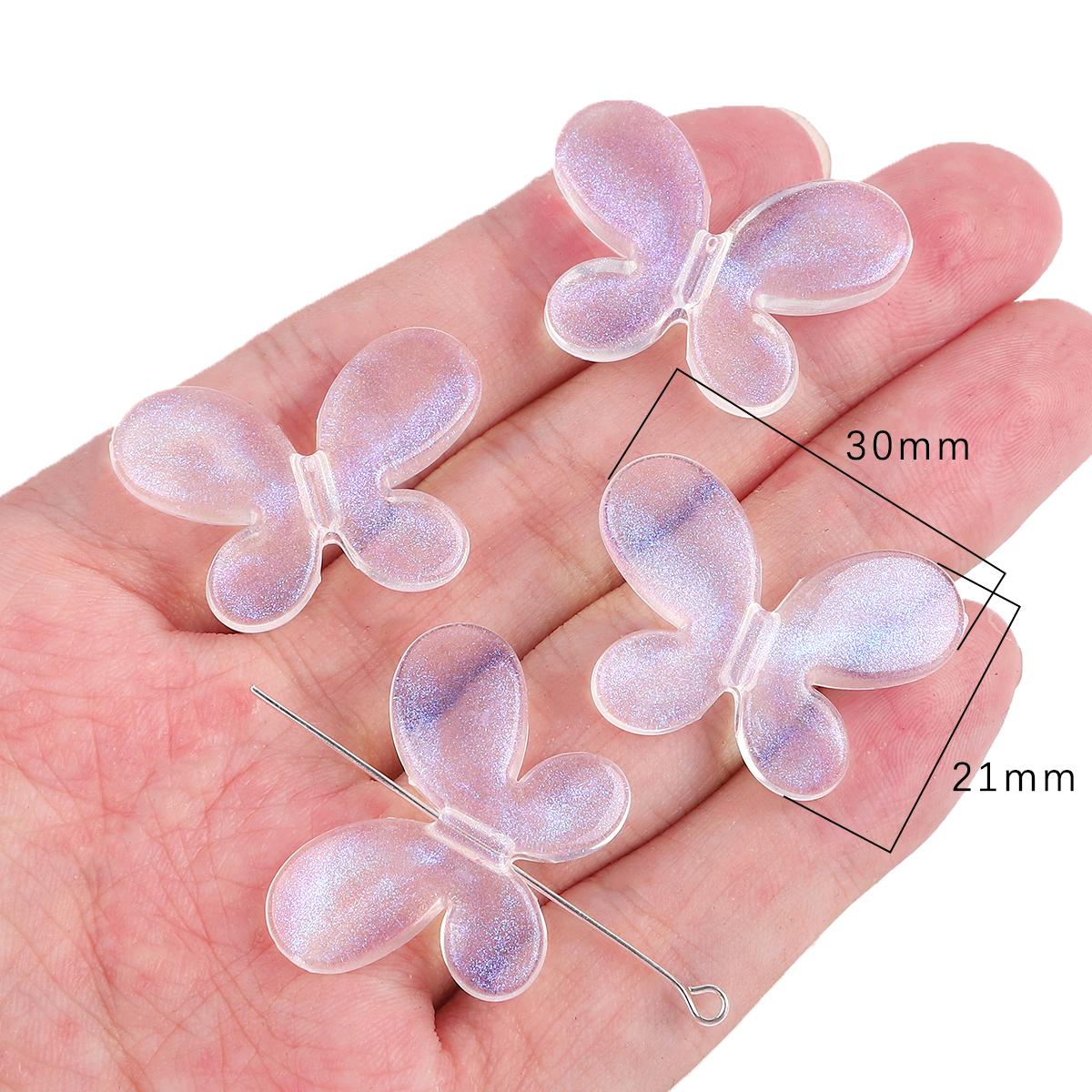 

20 г/пакет акриловые бусины кулон геометрические бусины свободные бусины-разделители для изготовления ювелирных изделий DIY браслеты ожерелье 21x30mm 250pcs