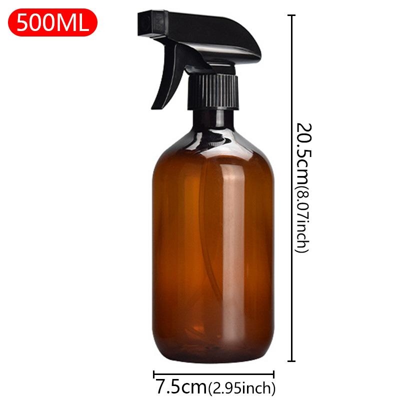 300/500ML Refillable Empty Glass Plastic Spray Bottle High Pressure Moisturizer Container for Water Can Hair StylistHairdressing