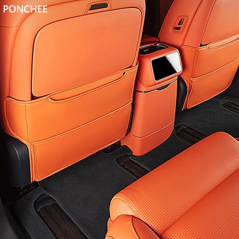 For Lynk&Co 900 2025-2026 Rear Seat Anti-kick Pad Children Anti-abrasion Mat Scratch-resistant Automobile Modification Supplies
