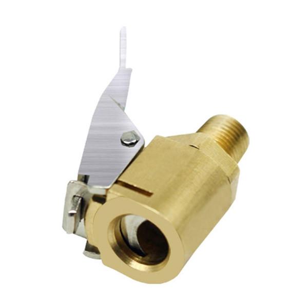 Car Air Pump Thread Nozzle Adapter Car Pump Accessories Clip Type Nozzle Wheel Tire Inflator Pump Valve Clip Clamp Connector Adapter
