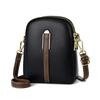 Elegant  Trendy Women’s Leather Mini Crossbody Bag Small Double Zipper Shoulder Purse With Adjustable Strap Classic Minimal Design