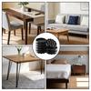 Black Brown Silicone Anti-slip Pads Round Round Sofa Coaster Silent Table Leg Pads  Bed Legs