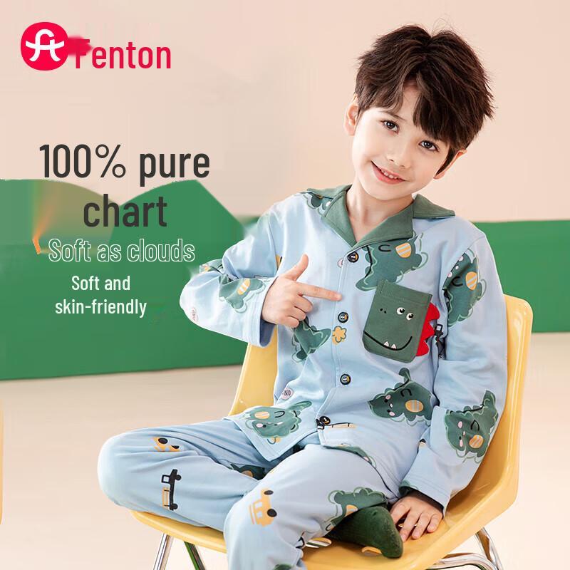 Fenteng Boys  Pure Cotton Autumn Loungewear