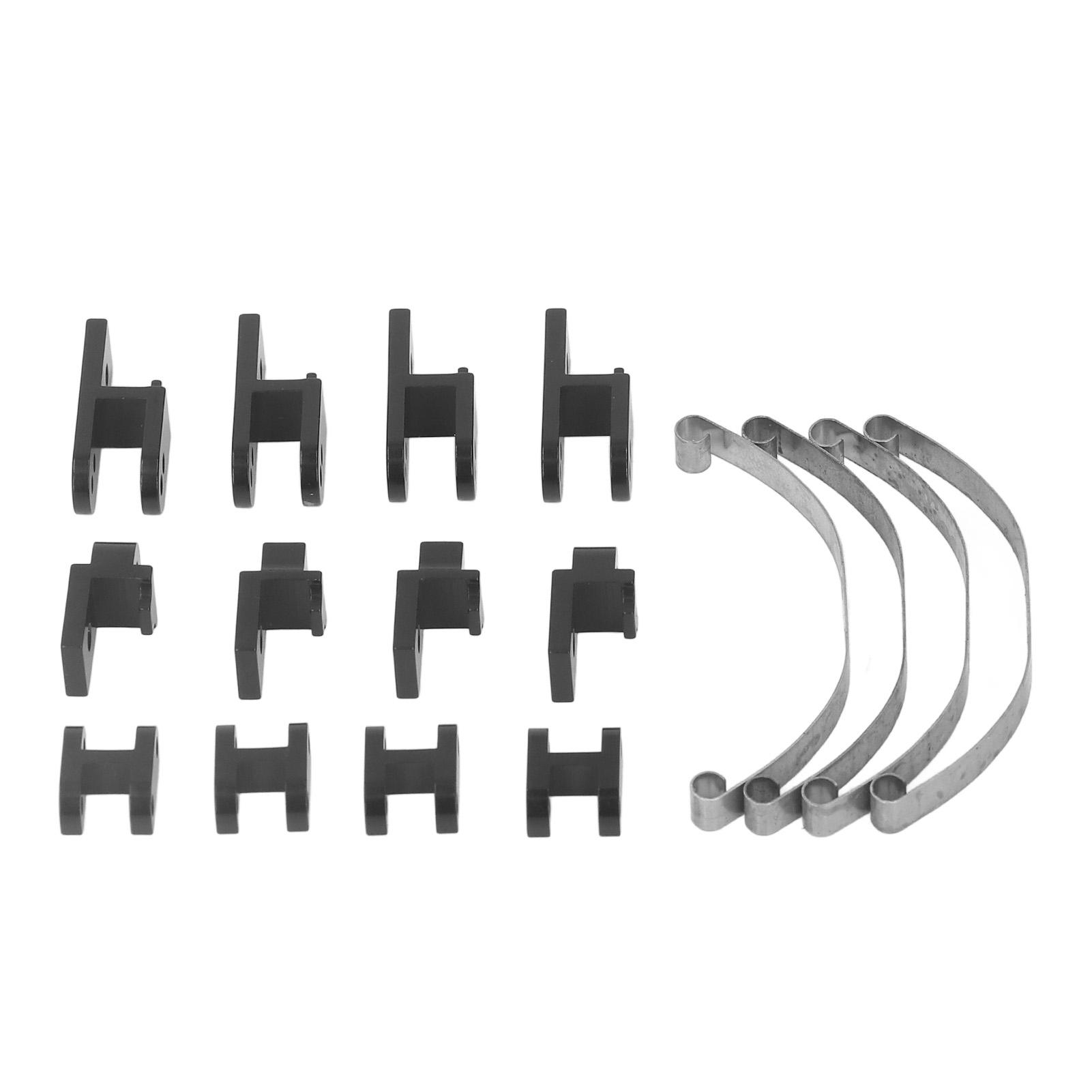 

RC Leaf Spring Suspension Alluminum Alloy Leaf Spring Suspension Bar Fit For WPL B4 24 1 16 RC Car Black чорний