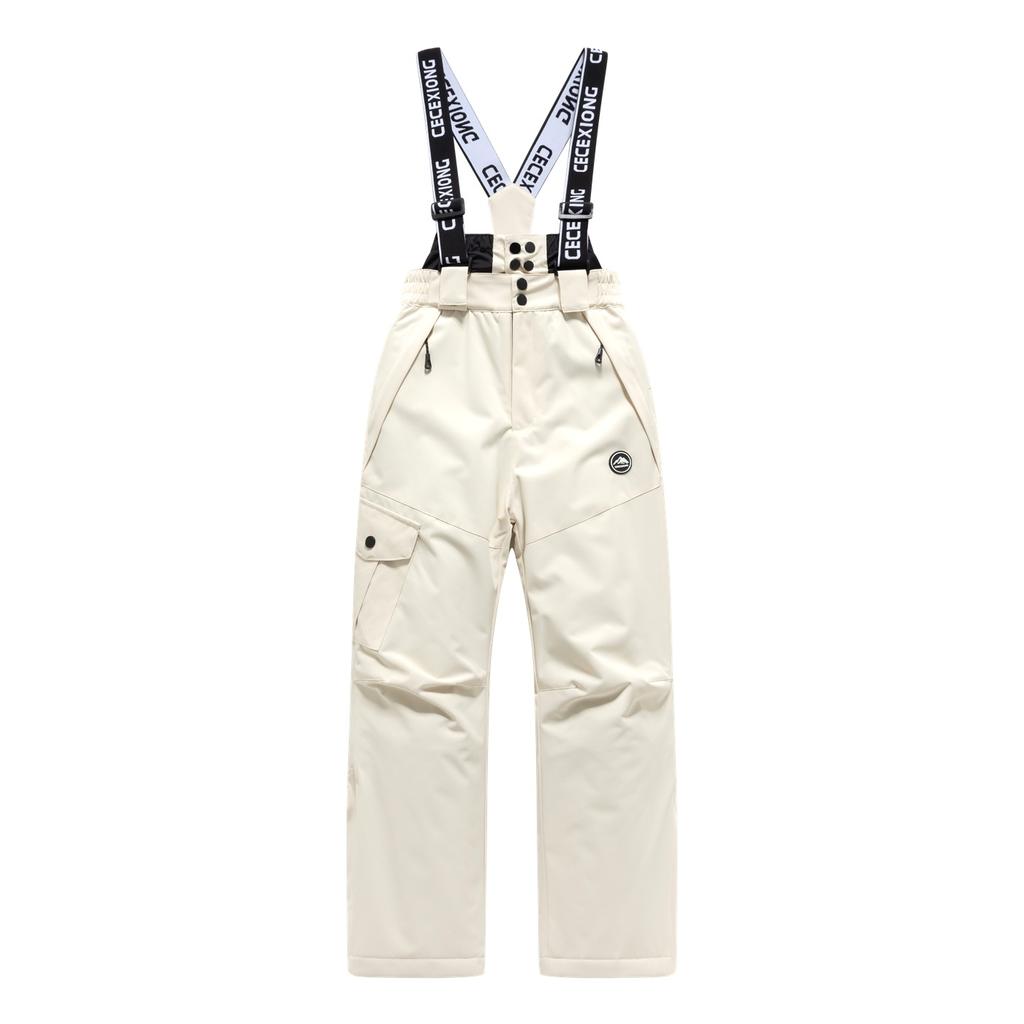Children's Ski Pants Winter Outdoor Ski Pants Windproof Waterproof Warm Snowboarding  Snow Sports   Boys&Girls Skiing Pants