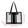 Women Clear Beach Bag Waterproof Large Capacity for Vacation Pool Holiday Picnic